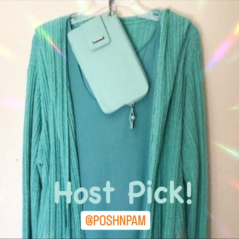 SOLD Bundle Alert! Barefoot Dreams Cardigan, Tank Top and Mundi Phone Wristlet
